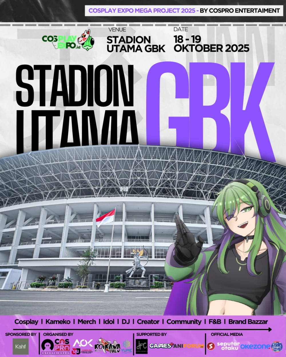 Cosplay Expo 2025 Hadirkan Kejutan Besar! Siapa Saja yang Akan Tampil?